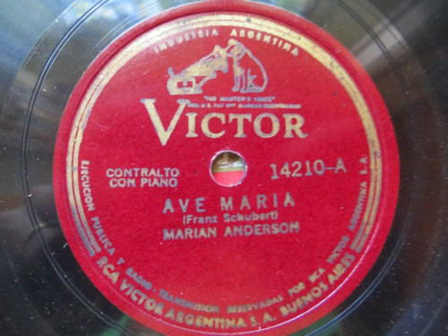 Marian Anderson Ave Maria +  Aufenthalt Franz Schubert Pasta 1