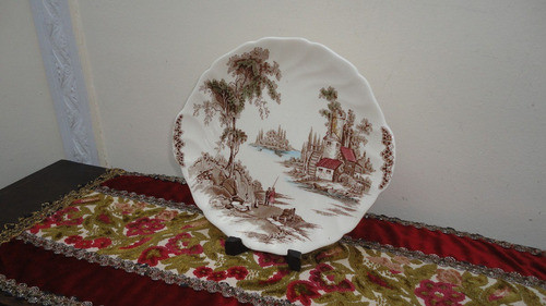 Fuente Inglesa Con Diseño Campestre Toda Decorada Mirala 0