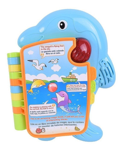 Libro Cuenta Cuento Delfin Interactivo El Duende ELG 7400 1