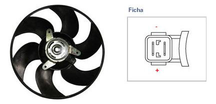 Electroventilador Peugeot 306 Fase I Sedan 2.0 I 16v 166cv N 0
