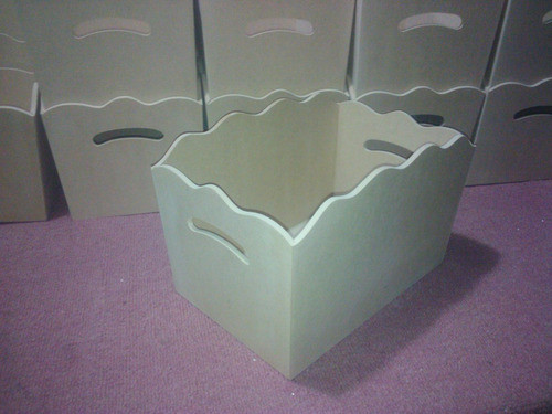 Cajon Porta Cosmeticos Fibrofacil 20x30x21 Ajuar Bebe 0