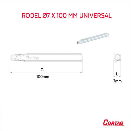 Rodel Riscadeira Universal Cortag 07x100 Mm 1