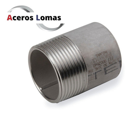 Medio Niple 304l 2 1/2  X 60 Mm 1