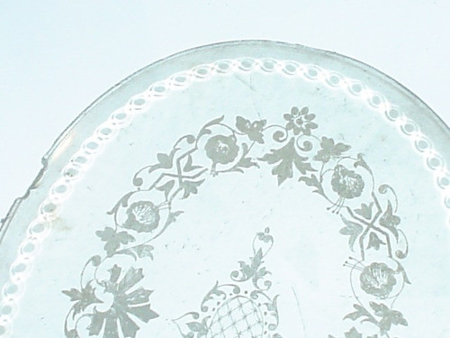 Vidrio Oval Biselado Decoracion Relieve Reloj Facetado 1