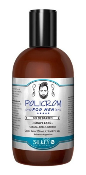 Silkey Policrom Men Gel De Barbeo Shave Care X250 Ml 0 Silkey Policrom Men Gel De Barbeo Shave Care X250 Ml 0