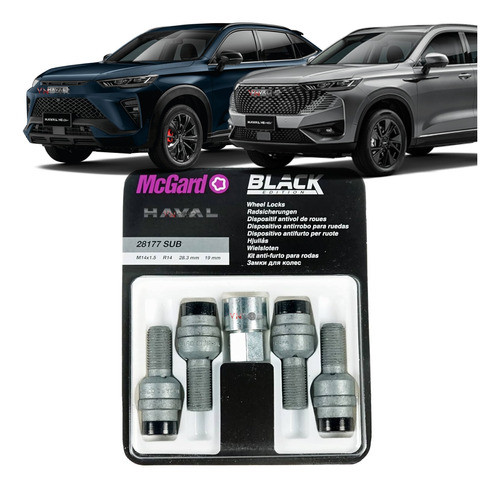 Parafuso Trava Antifurto Porca Rodas Haval Original Mc Gard 0