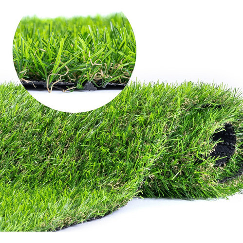 Grama Sintética 30mm Semelhante Natural Bicolor Soft - 2m2 0
