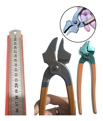 Pinza De Armado Zapatero + Regla De 30 Cm  Todo Nuevo!!! 0