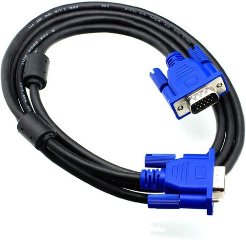 Cable Vga De 1.5 Metros Macho Macho Con Filtros 1