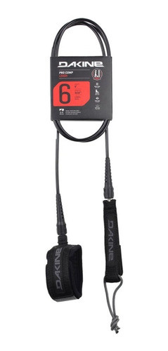 Leash Dakine Pro Comp Kainui 6 X 3/16 Irons Black 0