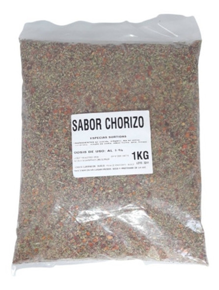 Sabor Chorizo X 1kg - Crapsa - Uso Al 1% - Excelente Calidad 0