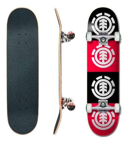 Skate Patineta Completo Profesional Element Quadrant 8 Chill 0