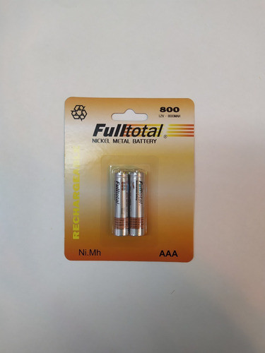 Pilas Aaa Recargables 1.2v-800mah Full Total 1
