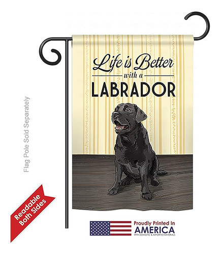 ~? Breeze Decor Pt-g-110009-ip Life Is Better Lab Garden Fla 1