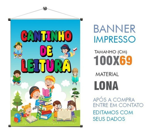 Banner Pedagogico Cantinho De Leitura 1