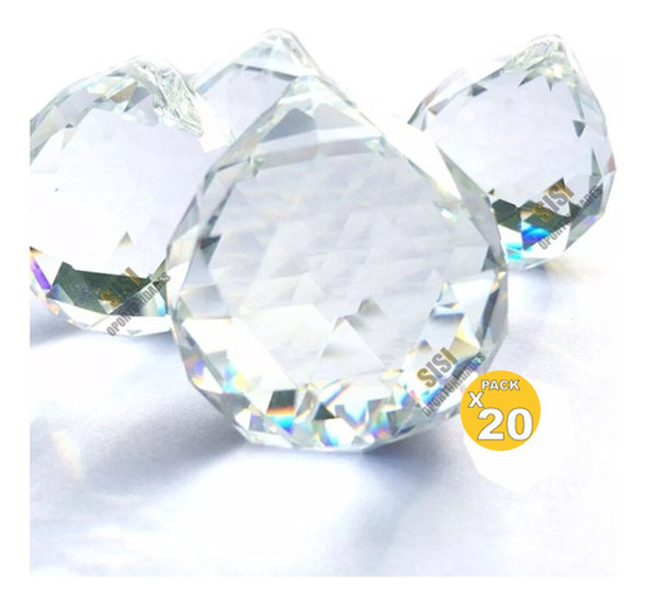 Fabricación Atrapasoles Puro Cristal De Vidrio X 20 Esferas 1