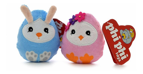 Animales Huevito De Peluche Animalitos 8cm Phi Phi Toys 2674 0