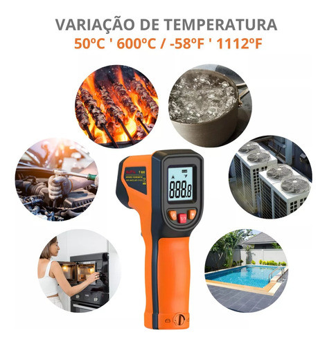 Termômetro Digital Culinário Laser Infravermelho!! 1