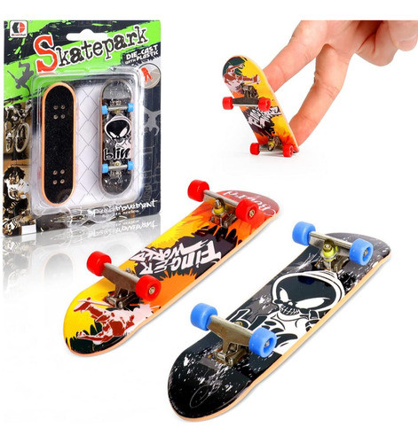 Mini Skate Para Dedos Pack X2 10cm Varios Modelos Ltf Shop 0
