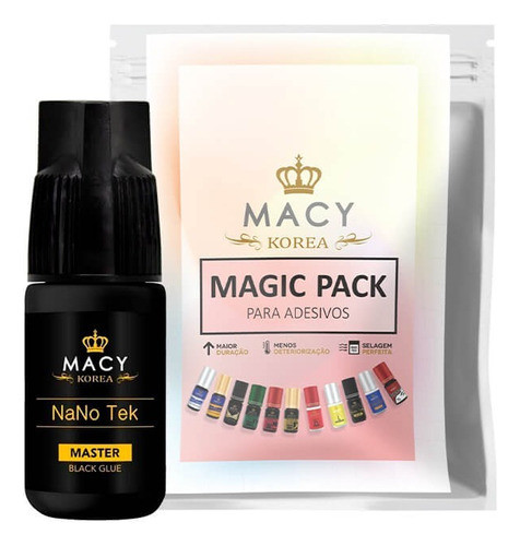 Cola Adesivo Macy Nano Tek 3ml De Cílios 0
