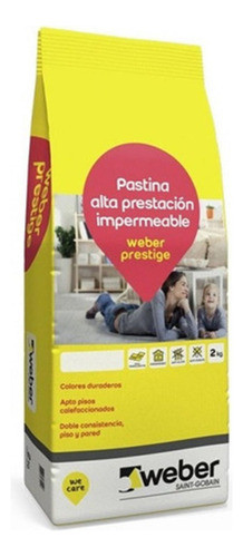 Pastina Prestige Weber 2 Kg Color Niebla Niza Steel 0
