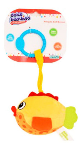 Amiguito Soft Musical Pez Naranja 0