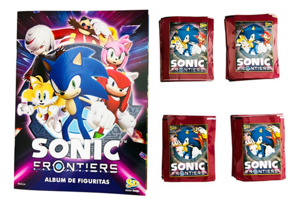 Album Sonic Frontiers 2023 - Album + 80 Sobres De Figuritas 0