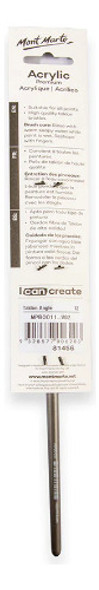 Pincel Profesional Para Acrilico Mont Marte Angular Nro.12 1