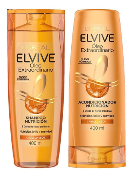 Shampoo Y Acondicionador Elvive Oleo Nutricion 0