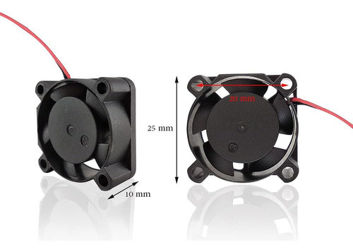Bxr Ventilador Brushless Cfm 12v C11  25mm X 25 X 10 (2u.) 1