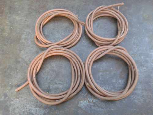 4 Recortes Cable Unipolar Cobre 16 Mm2  2,4 Metros C/u 0