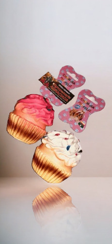 Juguete Para Perros Muffins En Goma Con Sonido 1