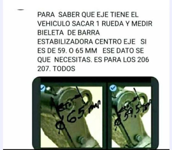 Ejes Traseros, Kit De Reparación Grilon Peugeot 206-207-106 1