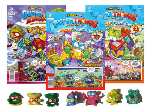 Revista Super Zings C/ Mini Figuras (a La Vista Para Elegir) 0