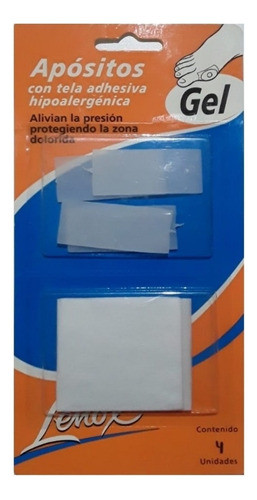 Aposito Gel Rectangulo Multiuso Pie Mano Callo Lenox Cuot As 0