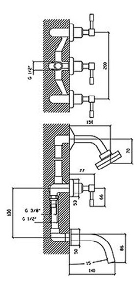 Griferia De Bañera Aqualaf Aruma Lever Cromo 4030 1 Griferia De Bañera Aqualaf Aruma Lever Cromo 4030 1