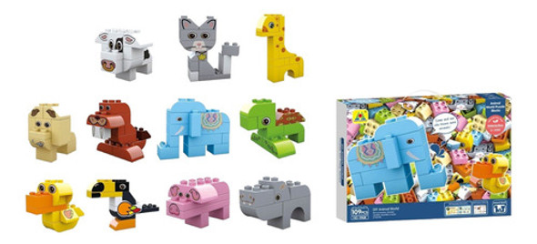 Bloques Animales 109 Pcs 0