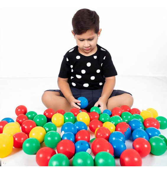Saco De Bolinhas De Piscina C/ 50 Unid Infantil Colorido 1