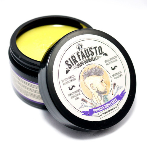 Pomada Brillante Cabello Sir Fausto Barbería Peluquería X200 1