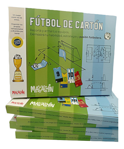 Juego De Mesa Futbol De Cartón 0