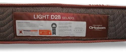 Colchão Do Bebê D28 Light Saúde Infantil - 70x130x12 - Ortob 1