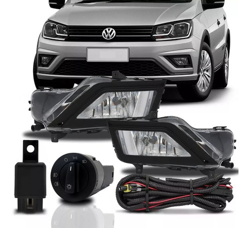 Kit Faro Caminero Auxiliar Vw Volkswagen Gol 2019 G8 0