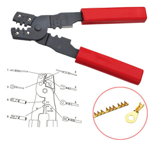 Kit Terminales Conectores  Macho Hembra 280 Piezas 1