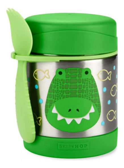 Tupper Skip Hop Ac.inox C/cubiertos Cocodrilo 0
