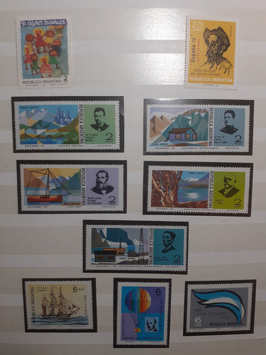 Filatelia Lote 24 Estampillas Mint Año 1975 Argentina 1