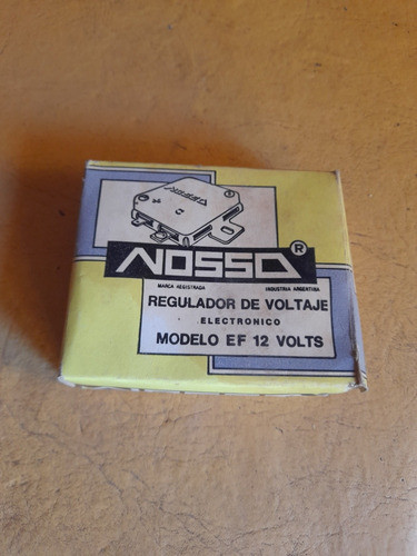 Regulador De Voltaje Nosso Ef 12 V Excelente Estado. 1