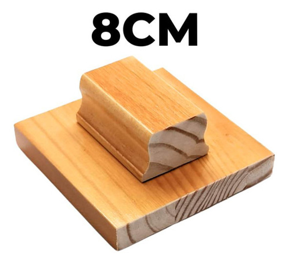 Carimbo Personalizado, Logo, Logomarca 8cm Para Sacola Kraft 1