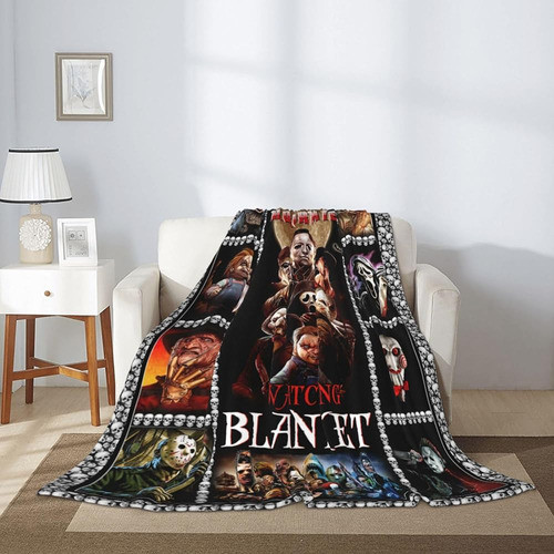 Manta De Película De Terror De Halloween, Manta De Franela L 0