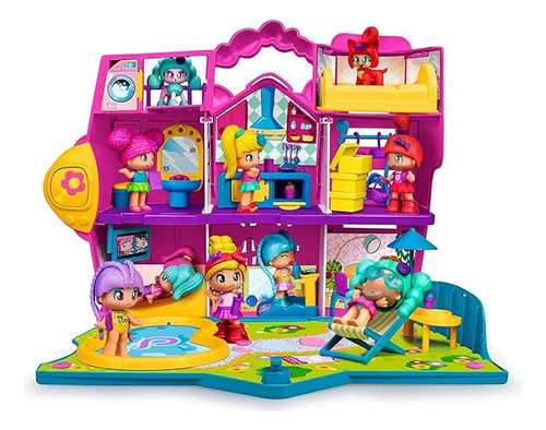 Pinypon Playset Apartamento En Maletín Con Figura Y Accesori 0