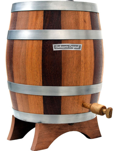 Barril Corote Envelhecer Cachaça Amburana Vertical 6 Litros 0